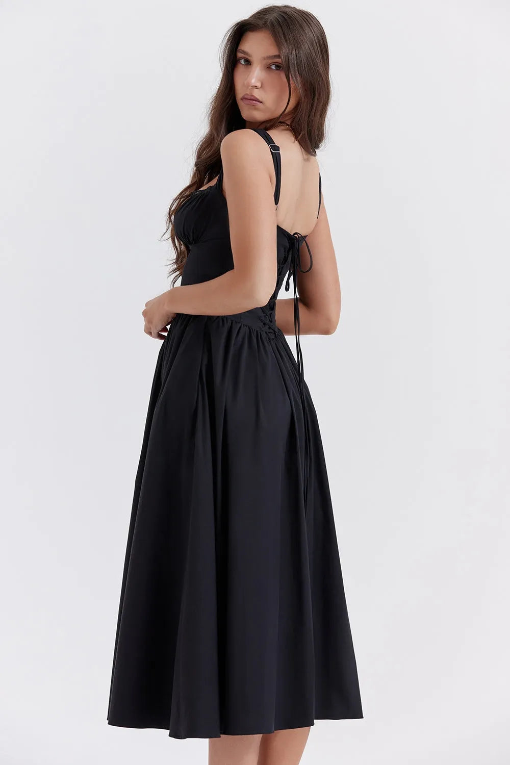 Vestido Estruturado e Forrado - Midi Chérie