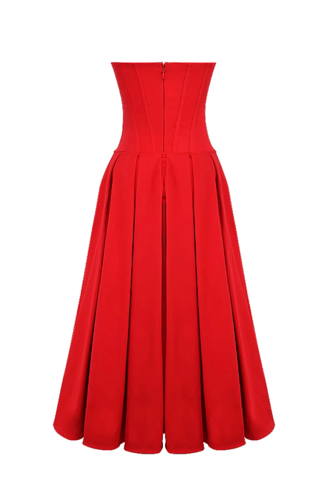 Vestido Midi Espartilho - Modelo Cristina