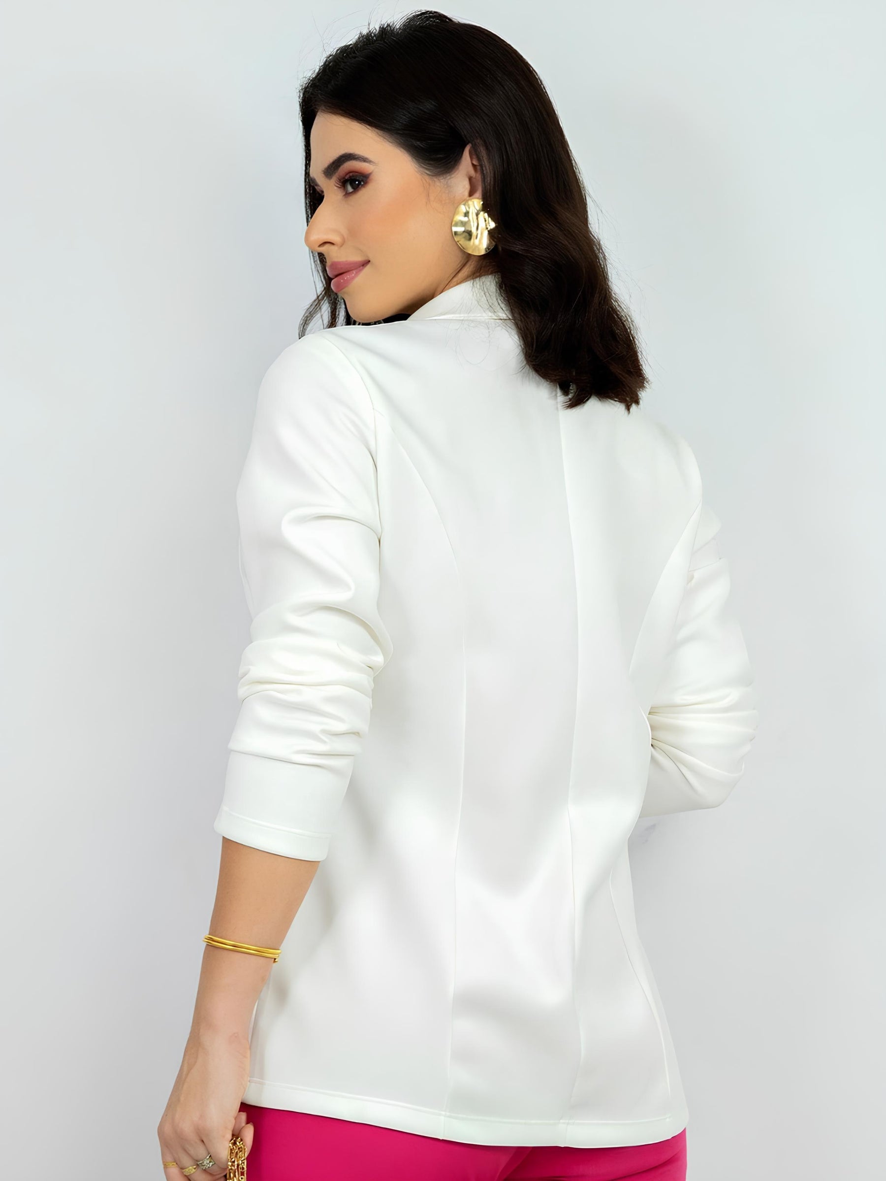 Blazer Feminino Alfaiataria Cereja