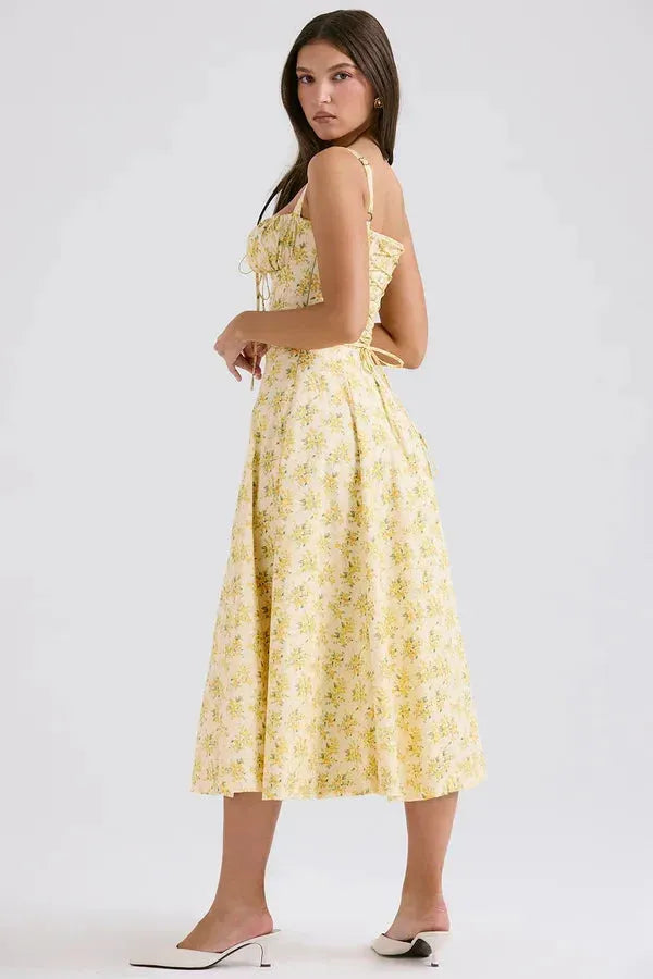 Vestido Midi Charlotte - Modelador de Cintura 2.0