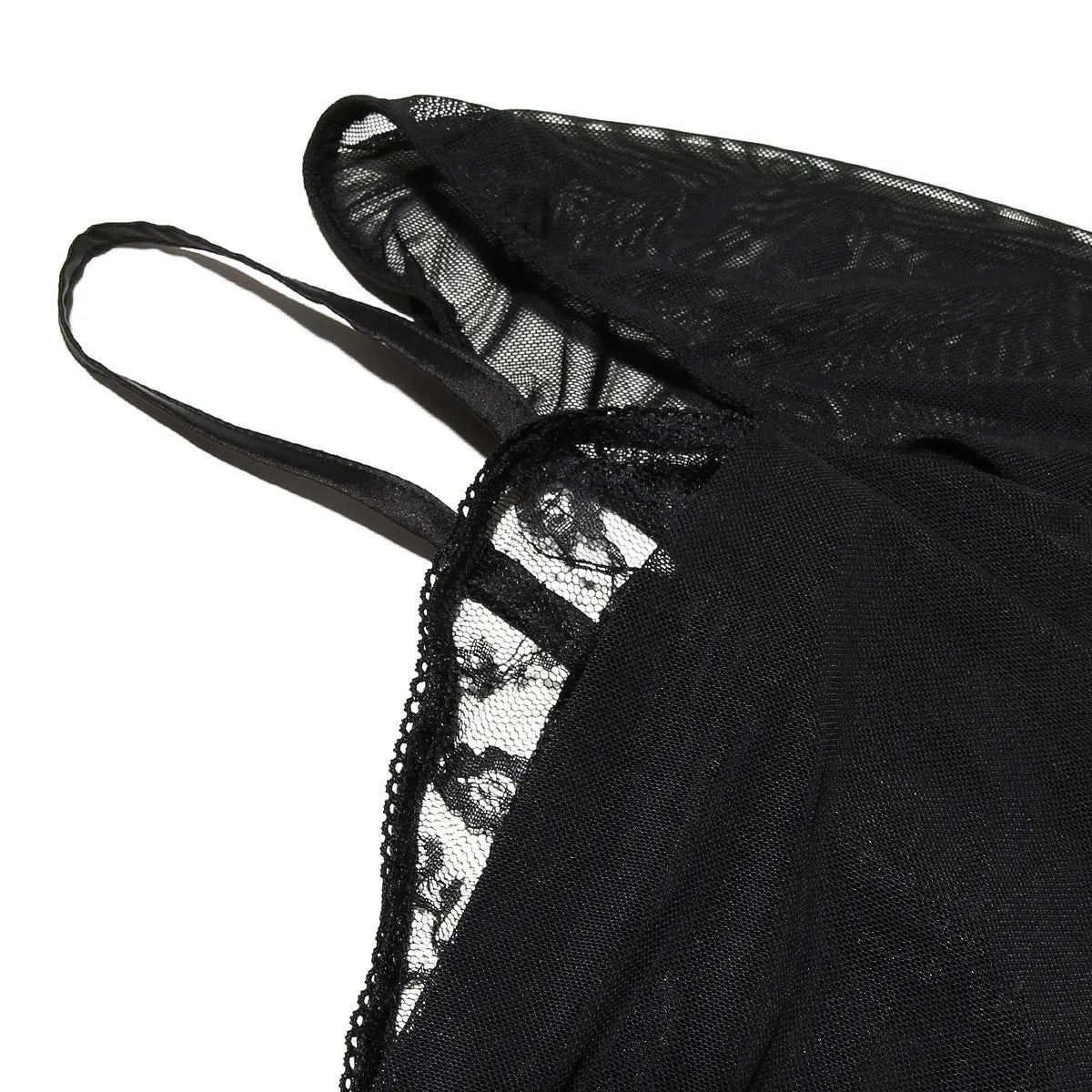 Vestido Longo Com Renda - Corpete