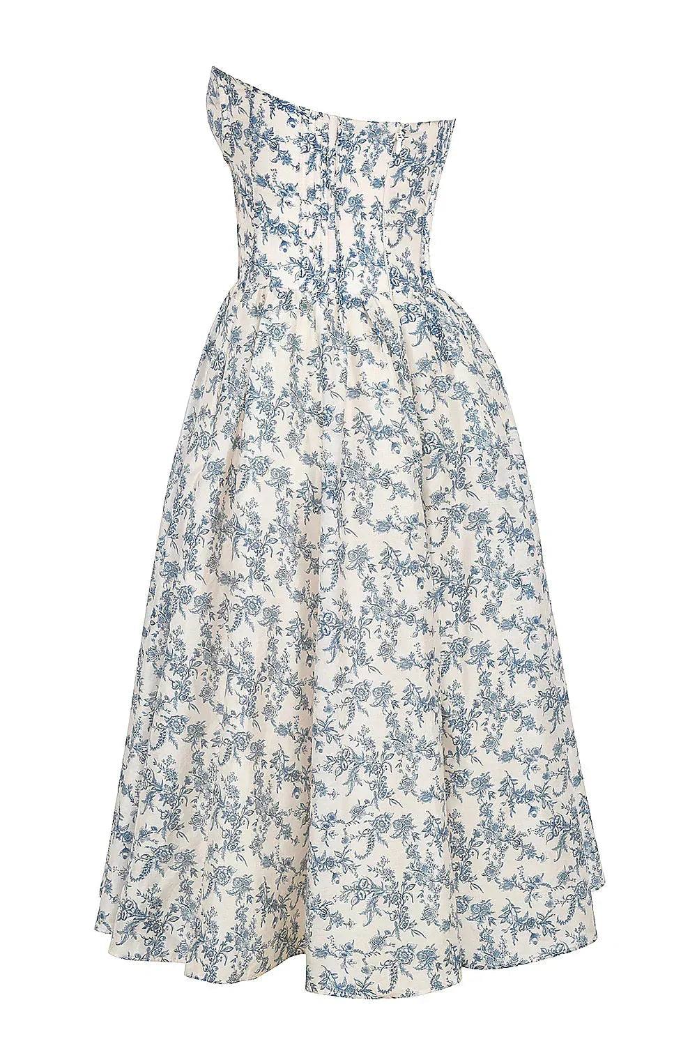 Vestido Midi Floral Modelo Estefhanie