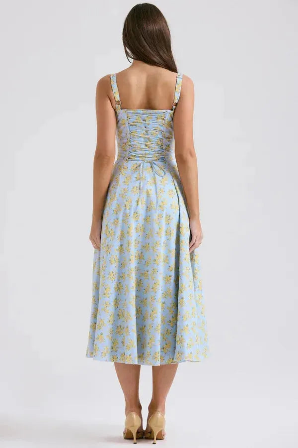 Vestido Midi Charlotte - Modelador de Cintura 2.0