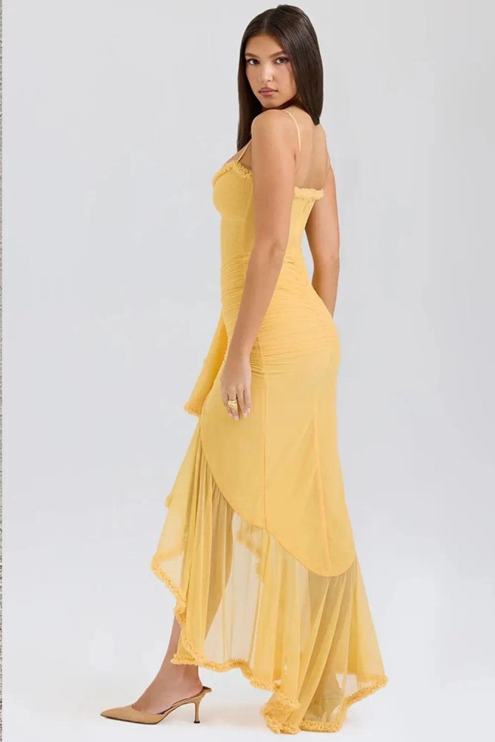 Vestido Longo Amarelo - Gabriela