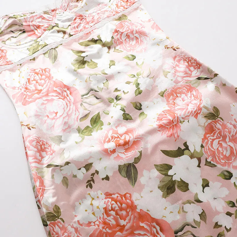 Vestido Maxi Floral - Modelo Dhiana