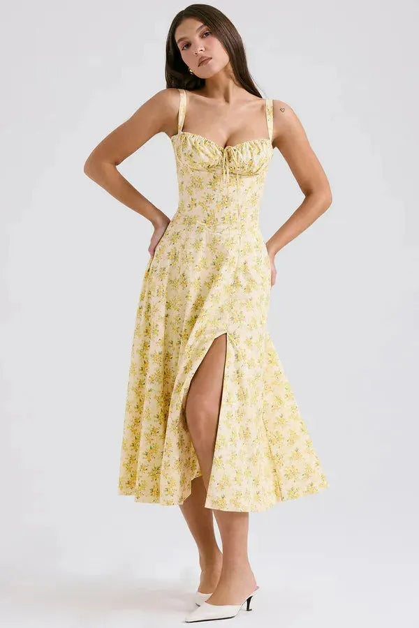 Vestido Midi Charlotte - Modelador de Cintura 2.0