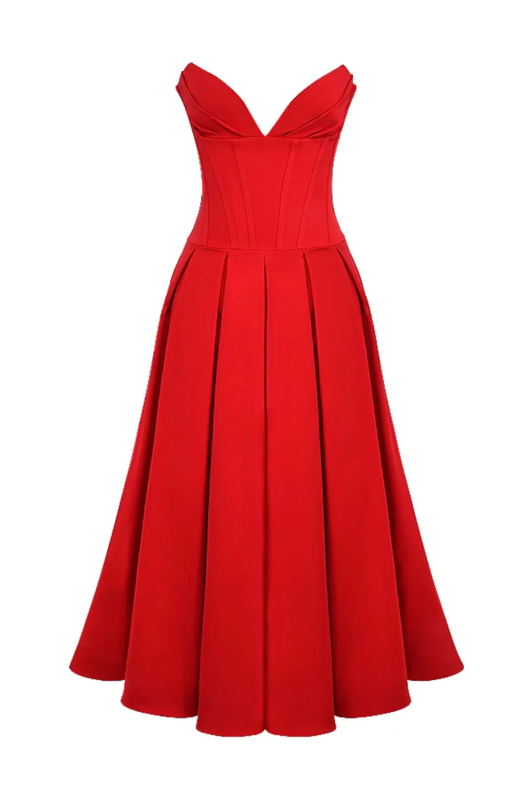 Vestido Midi Espartilho - Modelo Cristina