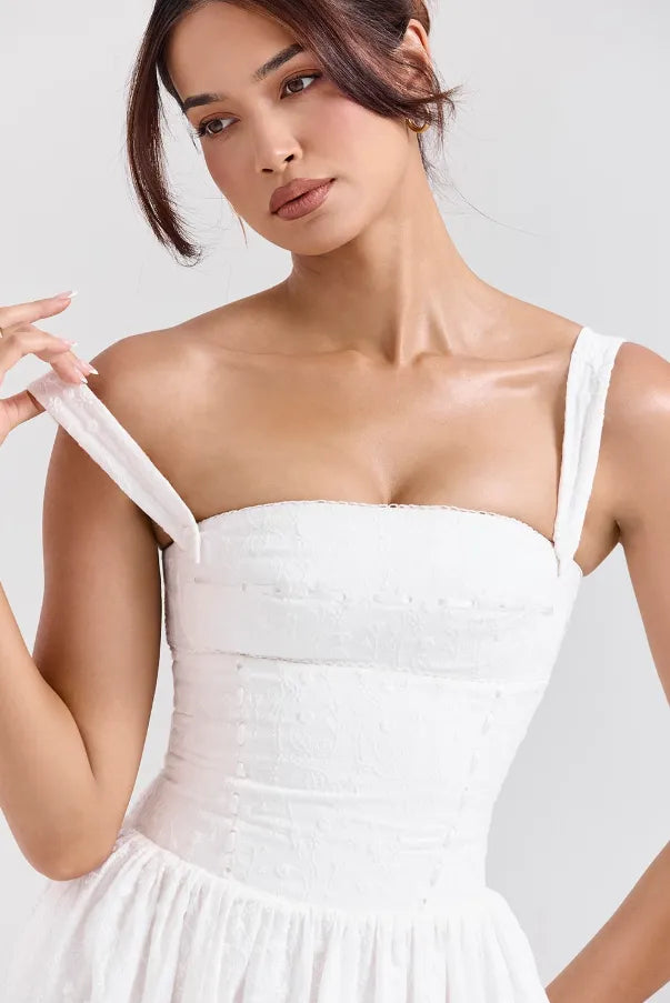 Vestido Midi Xadrez Modelador - Lauren
