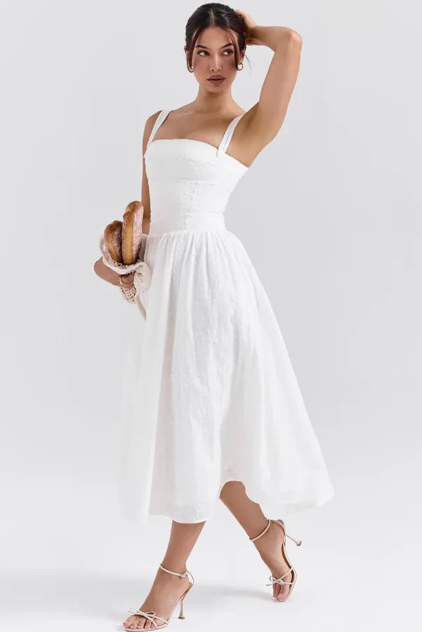 Vestido Midi Xadrez Modelador - Lauren