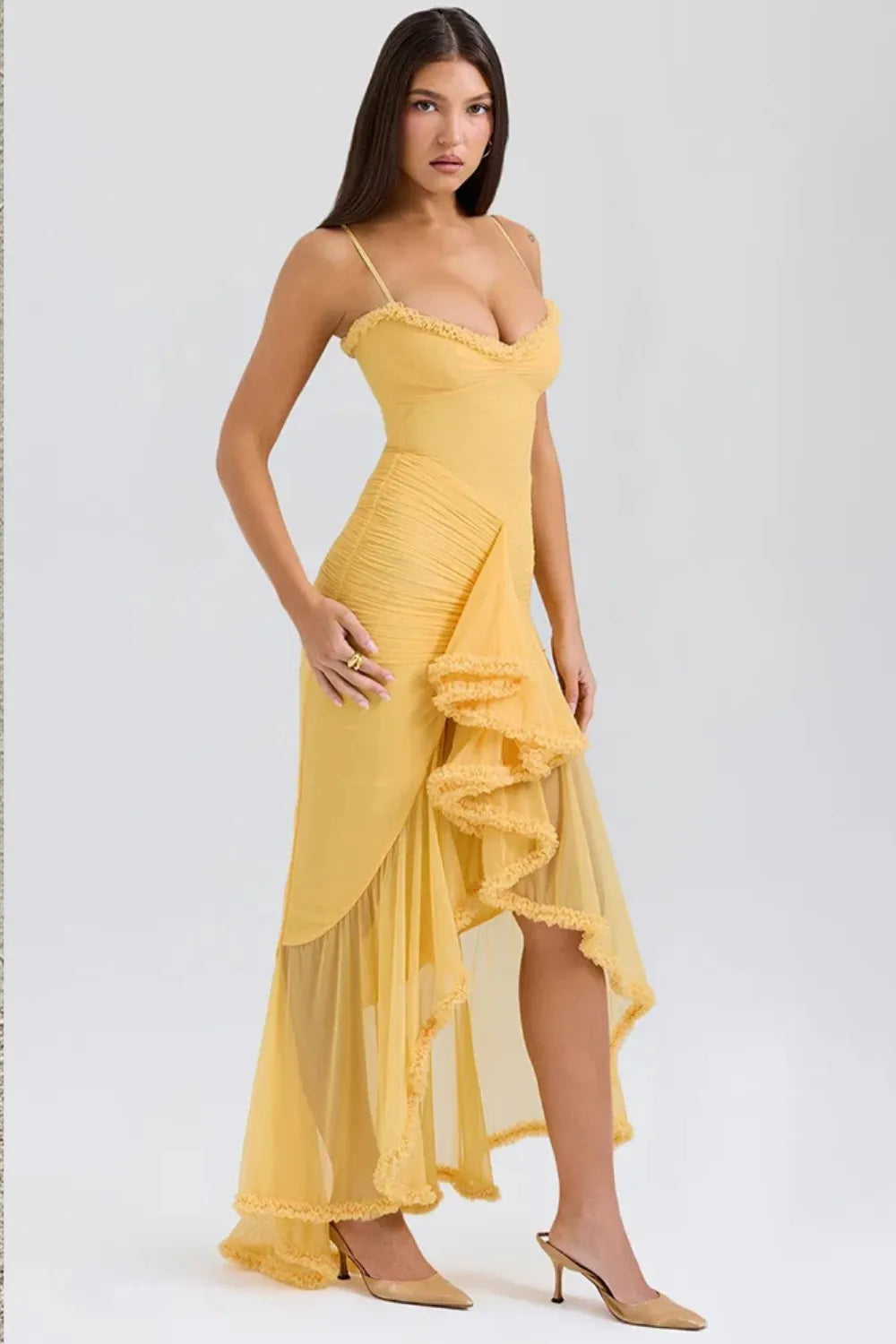 Vestido Longo Amarelo - Gabriela