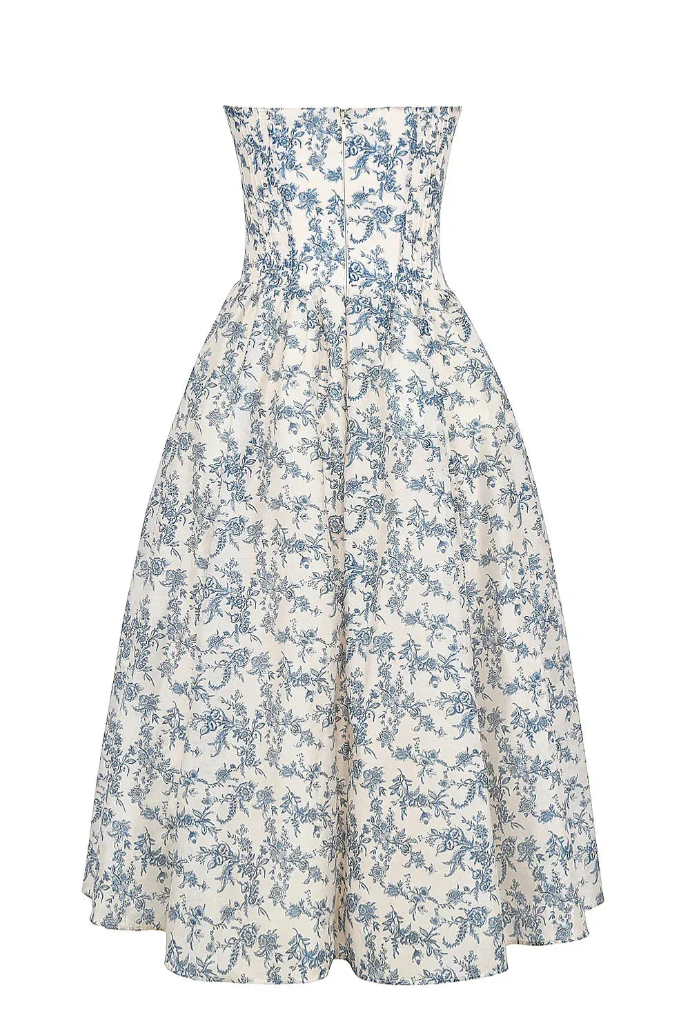 Vestido Midi Floral Modelo Estefhanie