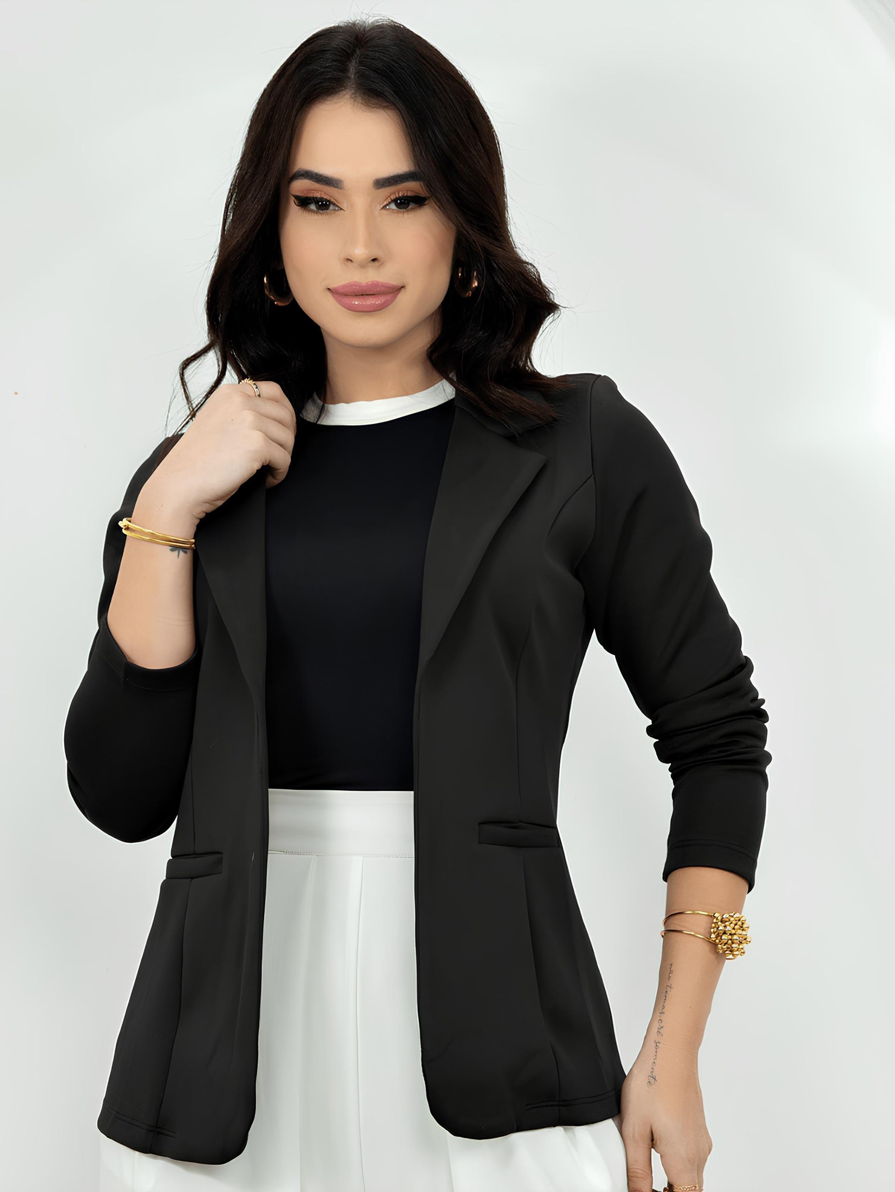 Blazer Feminino Alfaiataria Cereja