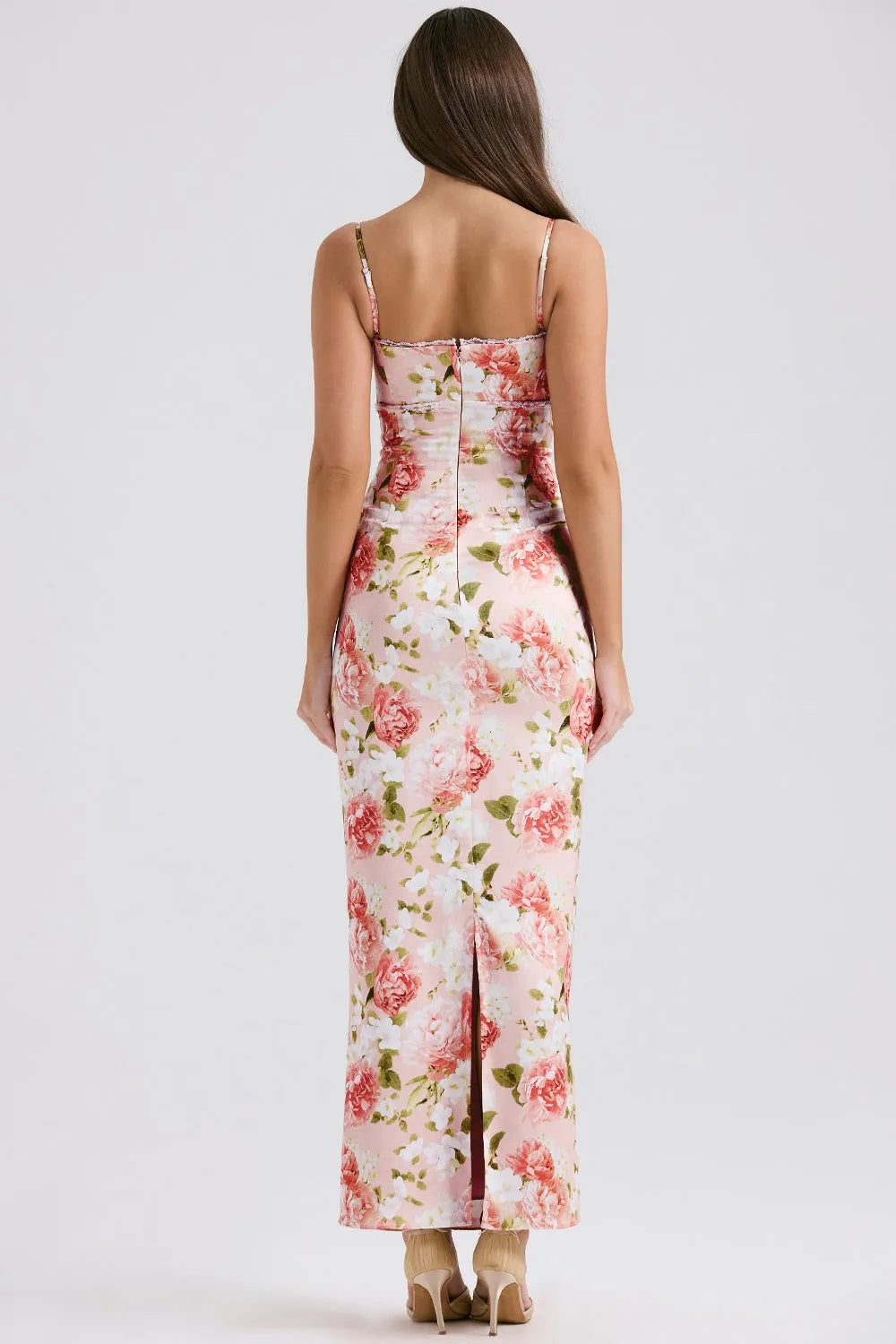 Vestido Maxi Floral - Modelo Dhiana