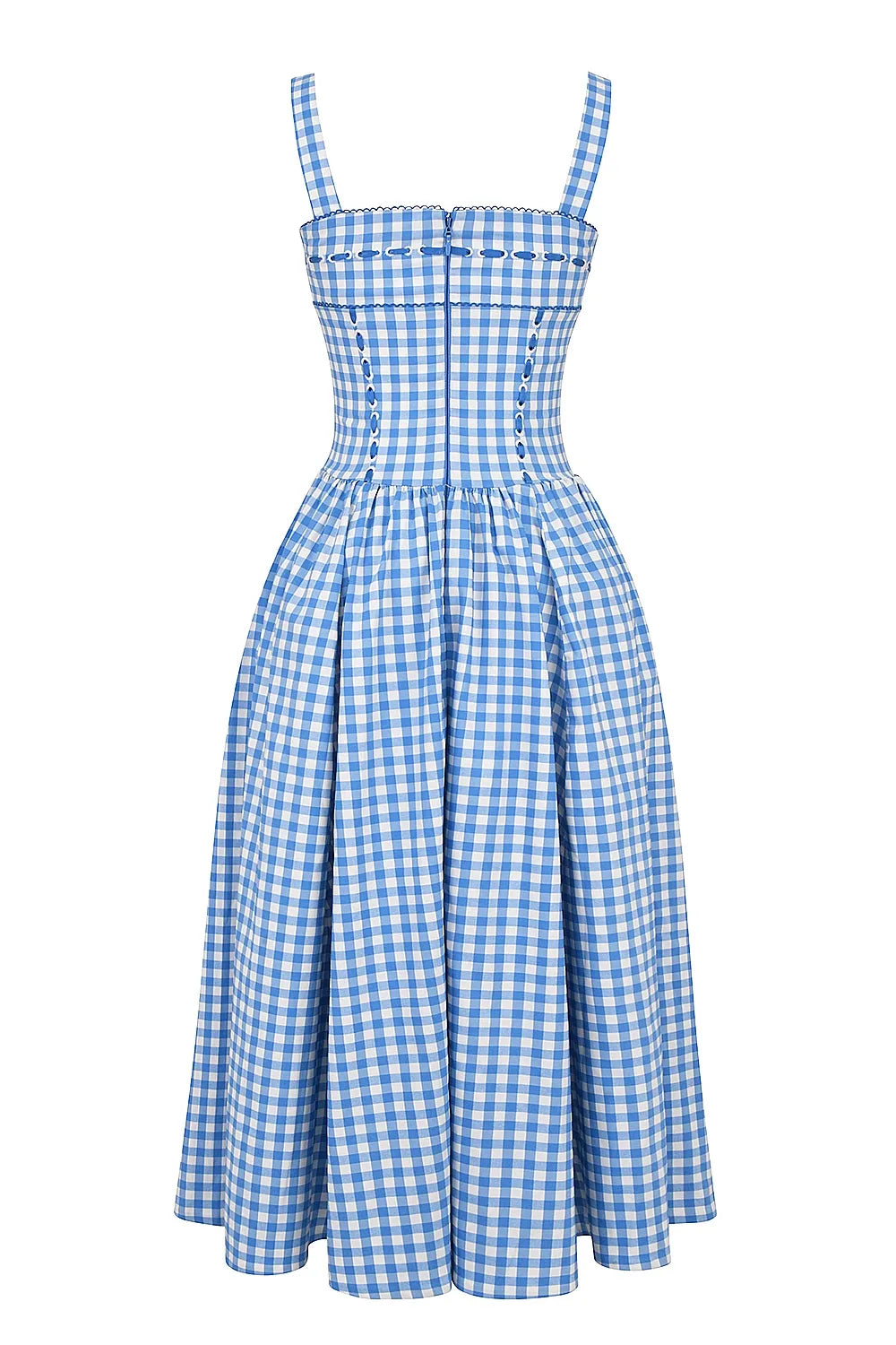 Vestido Midi Xadrez Modelador - Lauren