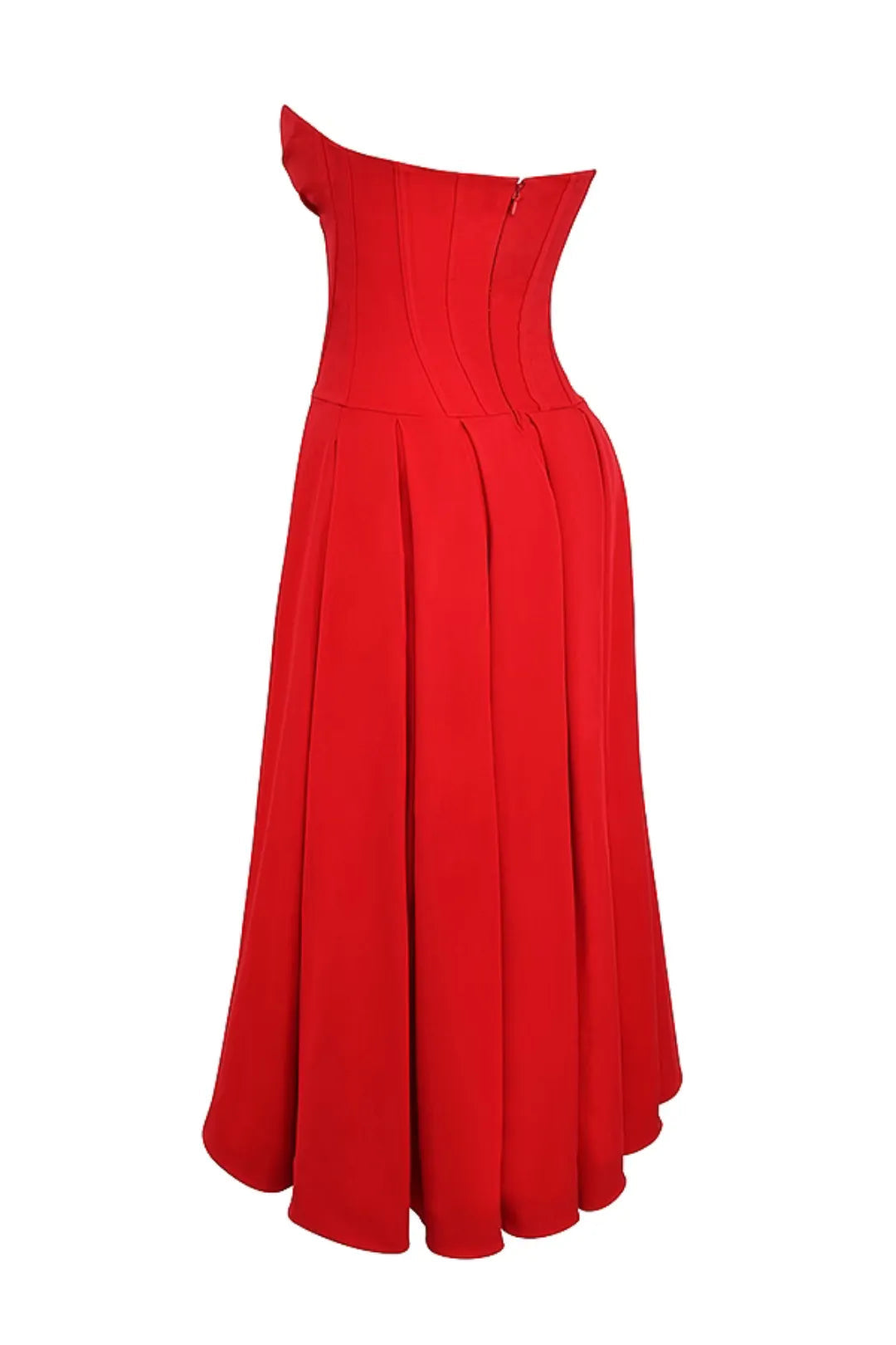 Vestido Midi Espartilho - Modelo Cristina