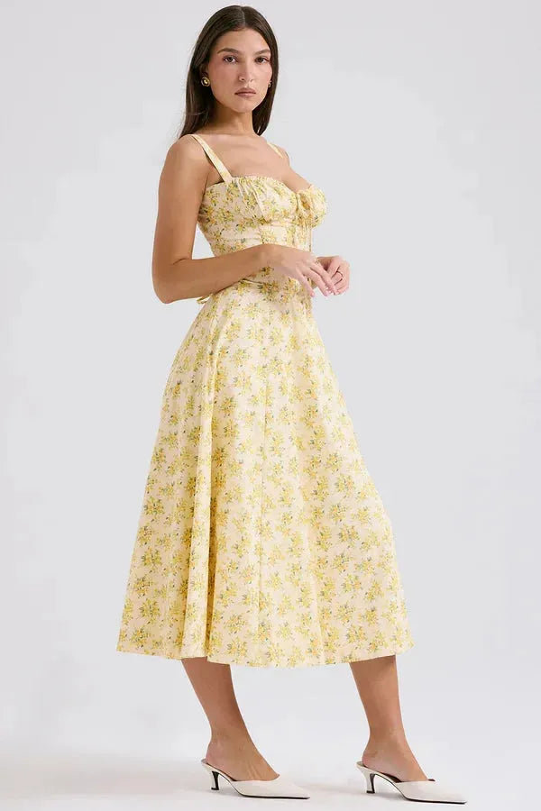 Vestido Midi Charlotte - Modelador de Cintura 2.0