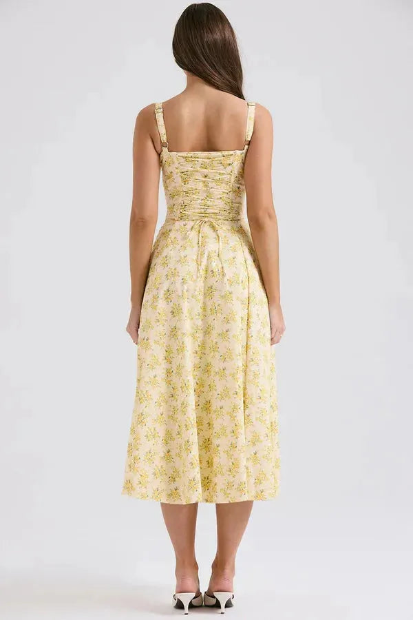 Vestido Midi Charlotte - Modelador de Cintura 2.0