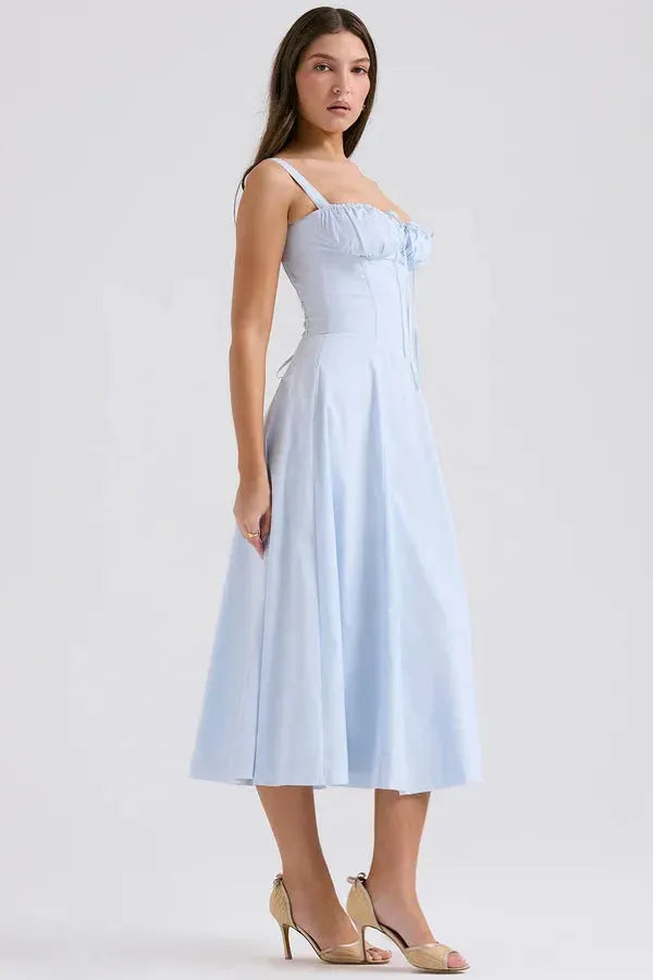 Vestido Midi Charlotte - Modelador de Cintura 2.0