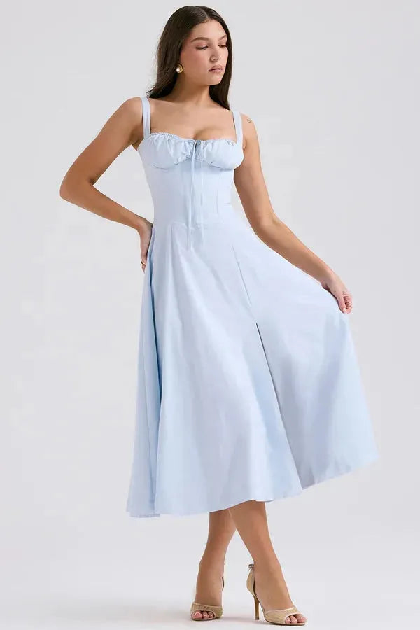 Vestido Midi Charlotte - Modelador de Cintura 2.0