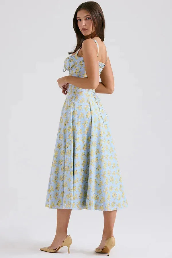 Vestido Midi Charlotte - Modelador de Cintura 2.0