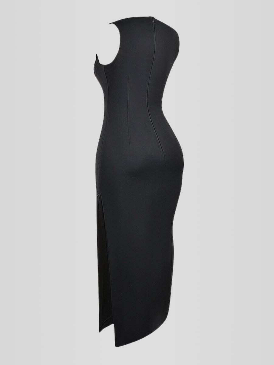 Vestido Longo Preto Modelo Naiva