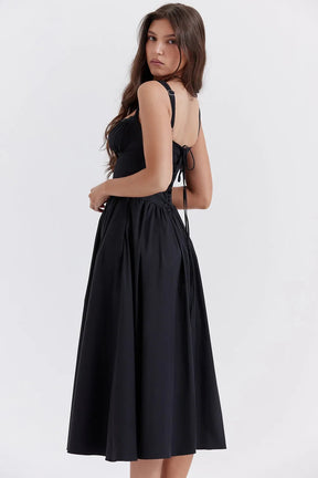 Vestido Estruturado e Forrado - Midi Chérie