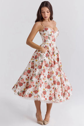 Vestido Midi Modelador Com Forro em Tule - Mademoiselle