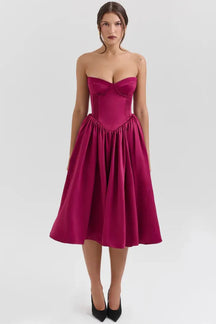 Vestido Midi Bailarina - Modelo Felicie
