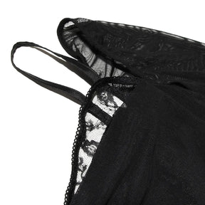 Vestido Longo Com Renda - Corpete