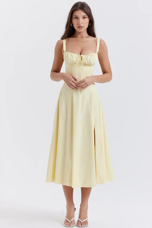 Vestido Midi Charlotte - Modelador de Cintura