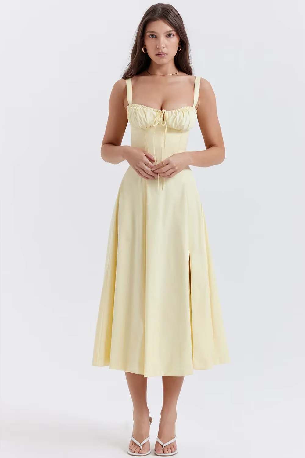Vestido Midi Charlotte - Modelador de Cintura
