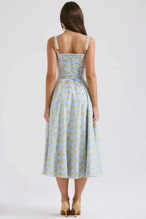 Vestido Midi Charlotte - Modelador de Cintura 2.0
