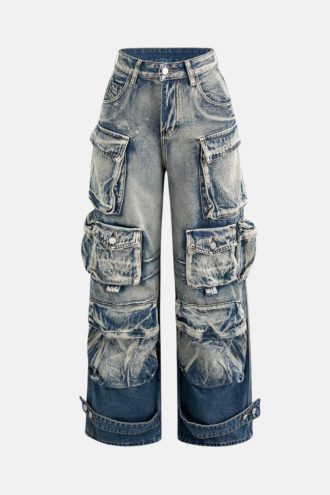 Calça Cargo Jeans Feminina Milly
