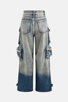 Calça Cargo Jeans Feminina Milly