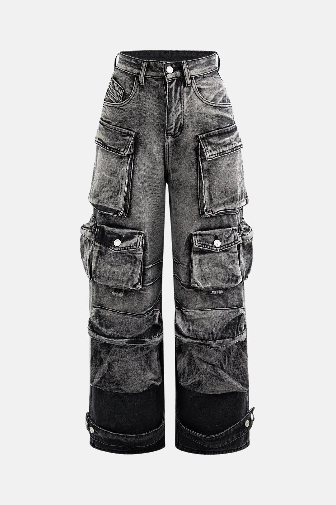 Calça Cargo Jeans Feminina Milly