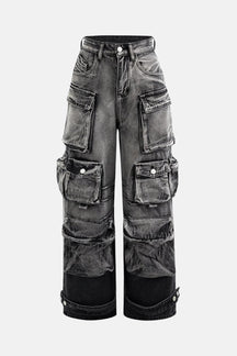 Calça Cargo Jeans Feminina Milly