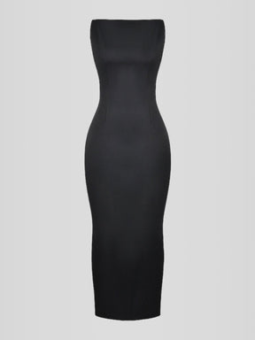 Vestido Longo Preto Modelo Naiva