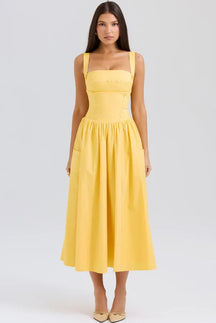 Vestido Midi Xadrez Modelador - Lauren