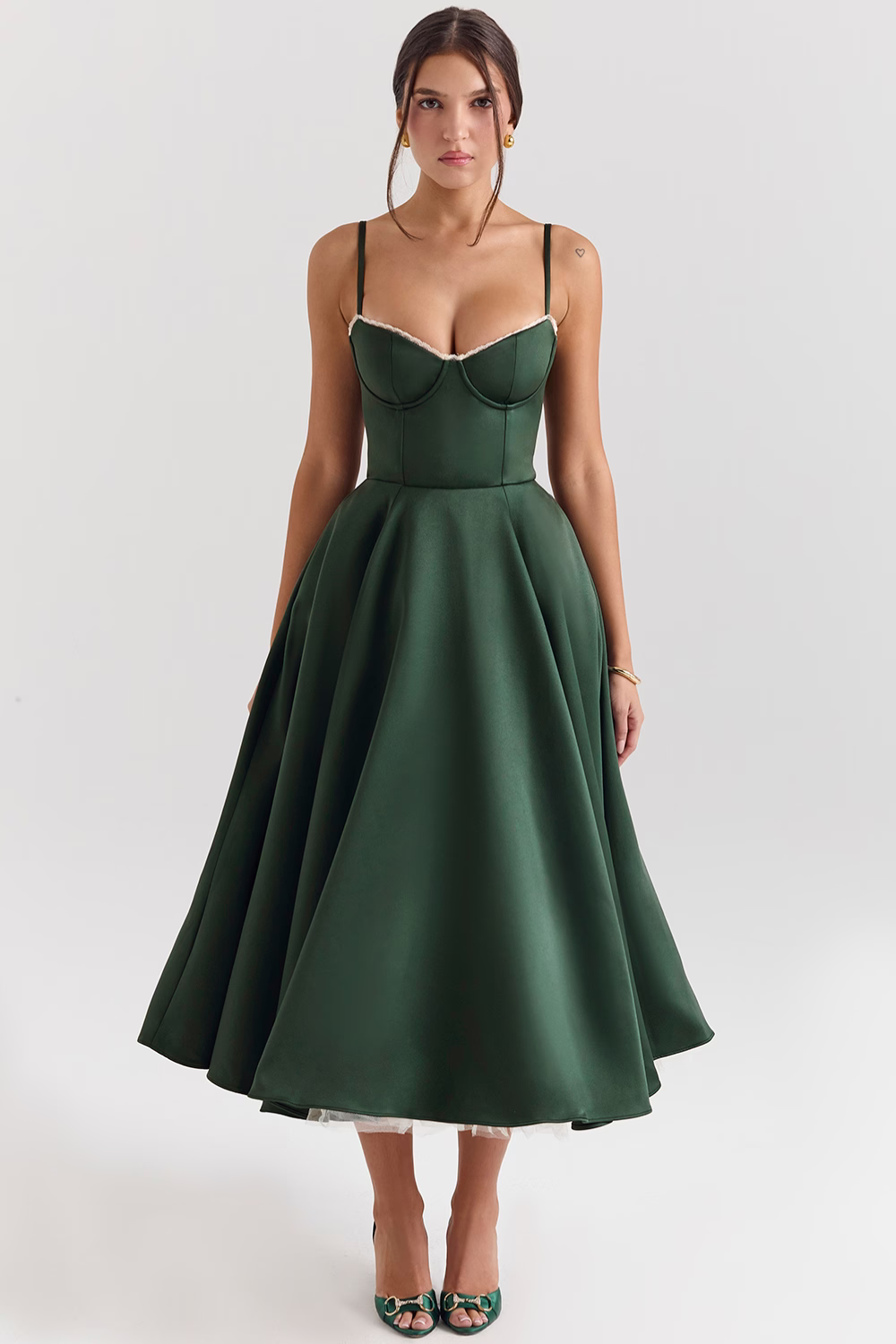 Vestido Midi Cloe - Modela a Cintura | Dupla Camada 2.0
