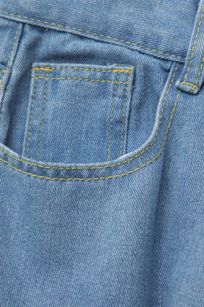 Calça Cargo Jeans Wide Leg Buma