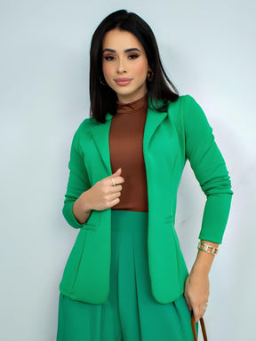 Blazer Feminino Alfaiataria Cereja