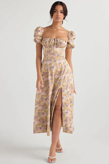 O Vestido Midi Laço Ajustável - Bella Fiore