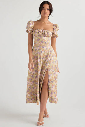 O Vestido Midi Laço Ajustável - Bella Fiore