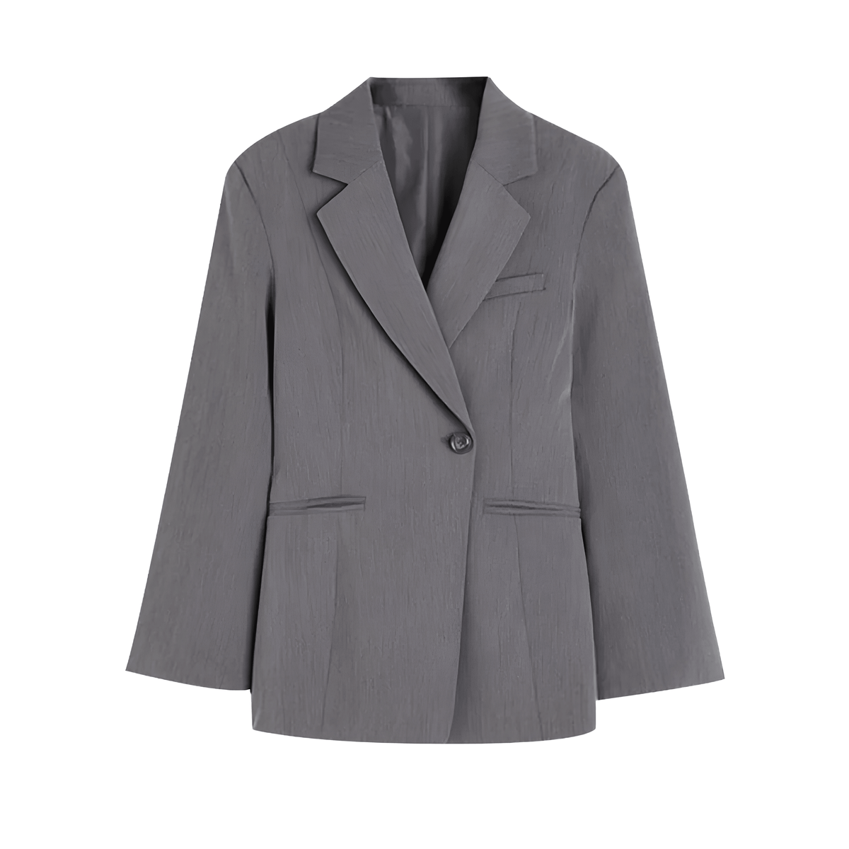 Blazer Feminino Alfaiataria Cinza