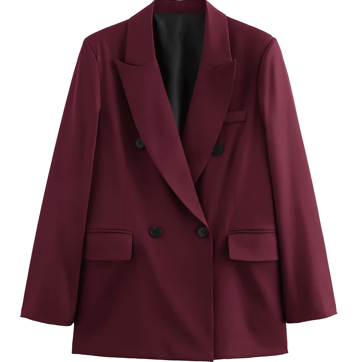 Blazer Feminino Alfaiataria Bordô