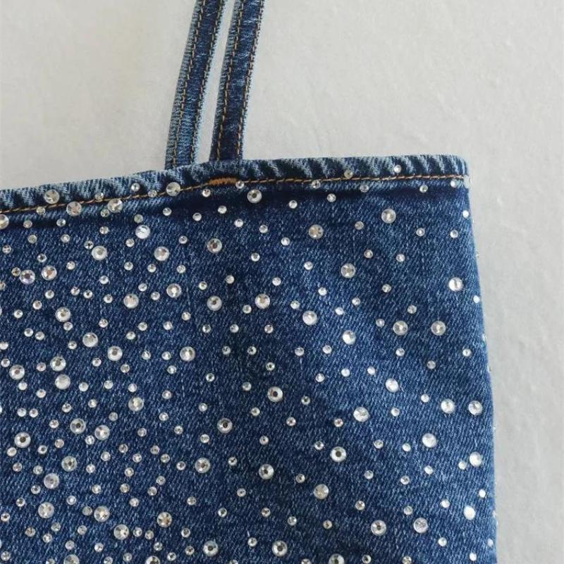 Top Jeans Com Strass Lilly