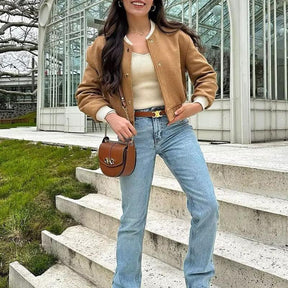 Jaqueta Bomber Feminina Naomi