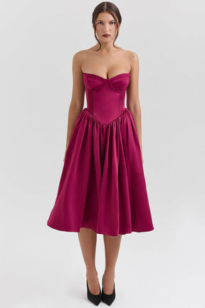 Vestido Midi Bailarina - Modelo Felicie