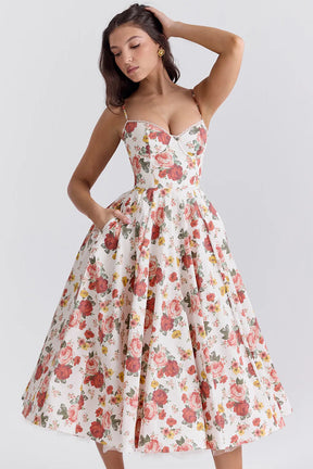Vestido Midi Modelador Com Forro em Tule - Mademoiselle