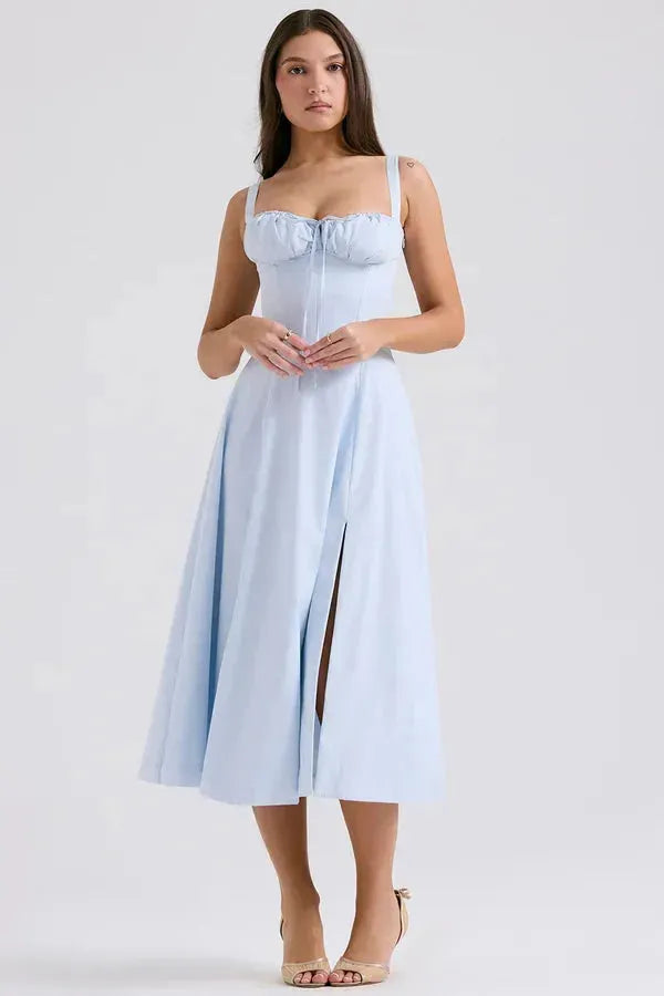 Vestido Midi Charlotte - Modelador de Cintura 2.0